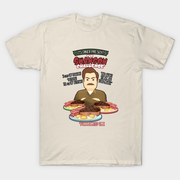 "A Meal Fit for a Swanson" T-Shirt by Lsharma